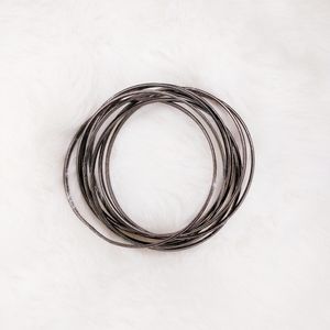 Multiple connected bangles bracelet